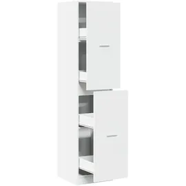 vidaXL Apothekerschrank Weiß 40 x 41 x 174,5 cm Weiß