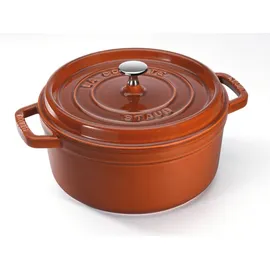 Staub Cocotte 26 cm rund zimt
