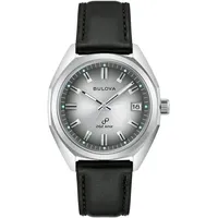 BULOVA Herren Analog Classic Uhr mit Leder Armband 96B414