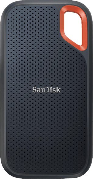 SANDISK Extreme Portable Festplatte, 500 GB SSD, extern, Grau/Orange