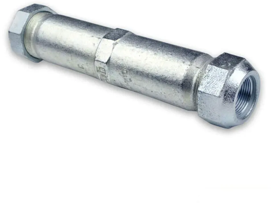 GEBO Temperguss-Klemmverbinder für Stahlrohr Kupplung lange Ausführung (Ausführung: 21.3 (1/2''))