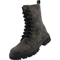 Dockers by Gerli Schnürstiefel grau