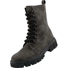 Dockers by Gerli Schnürstiefel grau