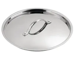 Vogue Pro Edelstahl Deckel 24cm, von Vogue