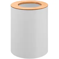 Bremermann Kosmetikeimer & Abfalleimer // Mülleimer 5,5 Liter Weiß,