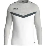 Jako Sweat Iconic Weiß/Soft Grey/Anthra Light S