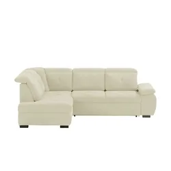 smart Ecksofa  Tamara ¦ creme ¦ Maße (cm): B: 252 H: 90 T: 192