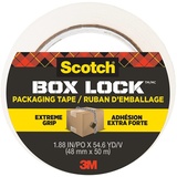 Scotch Box Lock Verpackungsklebeband - 1 Rolle, 48 mm x 50 m - Starkes Versand- und Verpackungsklebeband - Ideal zum Verpacken von Paketen und Kartons