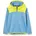 Quarter Zip Hoodie Dove Blau/Lime Yellow 128