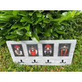 Luna24 simply great ideas... Schlüsselbrett Black Forest Schlüsselhalter "Jochen" mit Fotos von Sebastian Wehrle grau