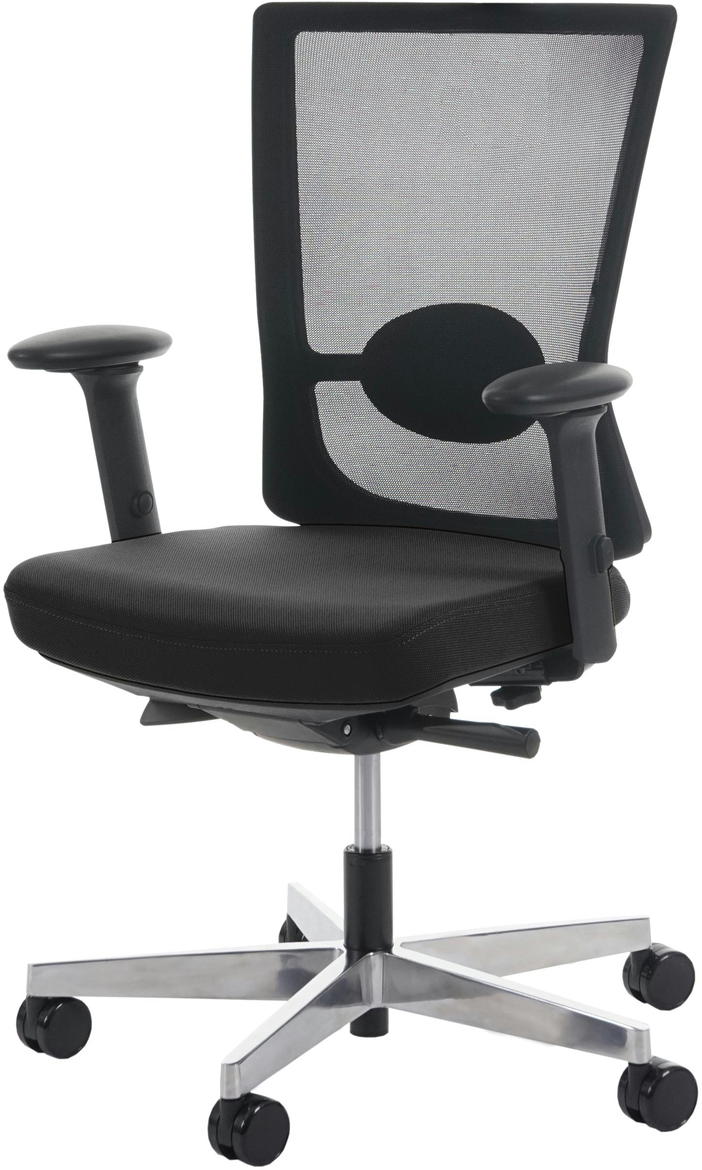 Mendler Bürostuhl MERRYFAIR Forte, Schreibtischstuhl, Sliding-Funktion ergonomisch ~ schwarz