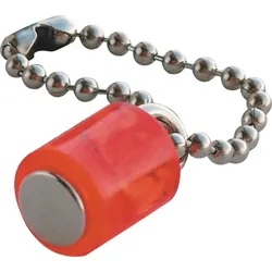 Laurel Magnet Zylinder mit Kette 14x9mm bis 1900g VE=10x3 Stück kristallrot