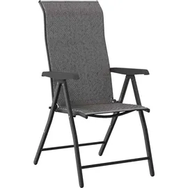 vidaXL 5-teiliges Garten-Dining-Set Grau Poly-Rattan