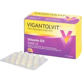 Procter & Gamble Vigantolvit 2000 I.E. Vitamin D3 Kapseln 120 St.
