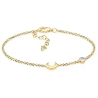 Elli Armband Halbmond Astro Mondstein 925 Silber