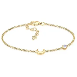 Elli Armband Halbmond Astro Mondstein 925 Silber