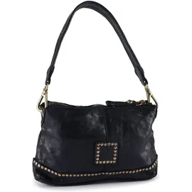 Campomaggi Pamela Schultertasche Leder Blue