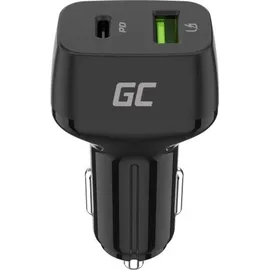 Green Cell 1x USB-C 24W Power Delivery 1x USB Quick Charge 3.0 (CAD33) - Schwarz