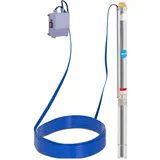 Hillvert Tiefbrunnenpumpe 3.780 l/h sandverträglich