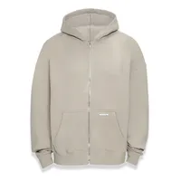 Dropsize Bazix Republiq Super Heavy Rib Zip Hoodie in