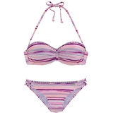 VENICE BEACH Bügel-Bandeau-Bikini, rosa