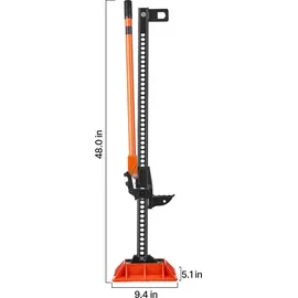 Vevor Wagenheber Stahl 130,1–1079,5 mm grau