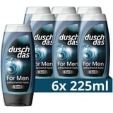 Duschdas For Men Duschbad mit Fresh-Energy-Duftformel sorgt für eine erfrischende Dusche 6 x 225 ml