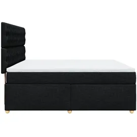 vidaXL Boxspringbett 180 x 200 cm Schwarz