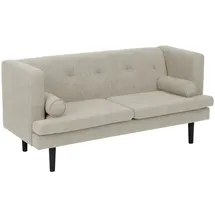 58 aufm Kessel KINDERSOFA 2-Sitzer Keavy Flachgewebe creme | Gr.: onesize