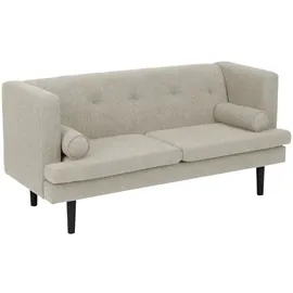 58 aufm Kessel KINDERSOFA 2-Sitzer Keavy Flachgewebe creme | Gr.: onesize
