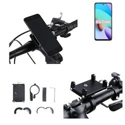 K-S-Trade für Xiaomi Redmi 10 2022 Smartphone-Halterung, (Handyhalterung das Fahrrad Halter Lenkstange Fahrradhalterung) schwarz
