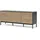 Vicco Eliza Lowboard 150 x 60 cm Schwarz/Eiche MDF
