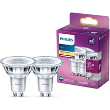 Philips LED-Leuchtmittel GU10 77429500 3,5 W warmweiß 2 St.