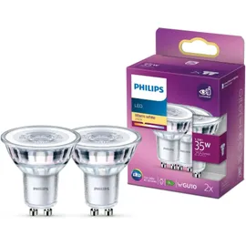 Philips LED-Leuchtmittel GU10 77429500 3,5 W warmweiß 2 St.