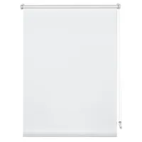 GARDINIA Klemmrollo Uni 40 x 150 cm Weiß