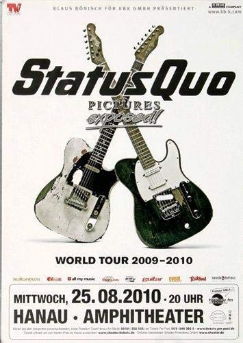 Status Quo - Pictures Exposed, Hanau 2010 » Konzertplakat/Premium Poster | Live Konzert Veranstaltung | DIN A1 «