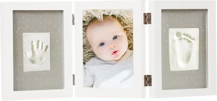 DOOKY Dreifachrahmen Baby Abdruckset 52×22 cm