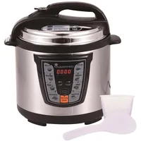 BERGNER - Elektrischer Schnellkochtopf 6 L, 1000 W Foodies mit 8 Programmen