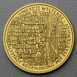 Münzprägestätten Deutschland Goldmünze 100 Euro BRD 2016 Regensburg