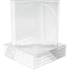 MediaRange Behälter CD-Aufbewahrung - Kapazität: 1 CD/DVD - durchsichtig (Packun...