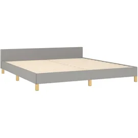 vidaXL Bettgestell 180 x 200 cm Hellgrau