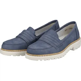Rieker Sportliche Slipper Damen Blau 39
