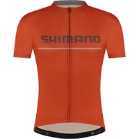 Shimano LOGO Short Sleeve Jersey, Orange