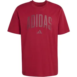 adidas Collegiate Lineage Graphic T-Shirt rot XXL
