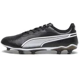 Puma King MATCH FG/AG Soccer Shoe, Black White, 43 EU