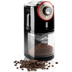 ETA ETA006890000 Perfetto Coffee grinder, Power 100 W, Coffee beans 200 g, Black, Kaffeemühle, Schwarz