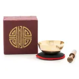 Klangschalen-Center GmbH Klangschalen-Set in Box mini violett mit Longevity