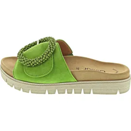 Gabor 63.745 Damen Pantoletten - Pantolette grün Freizeit NEU - Grün - 38