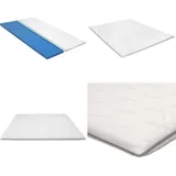 Vidaxl - Matratzenauflage 180x200 cm viskoelastischer Memory-Schaum 6 cm - Matratzenauflage - Matratzenauflagen - Home & Living - Weiß