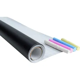 Werkzeyt Tafelfolie B29206 Selbstklebend 45 x 200 cm mit Kreide, schwarz